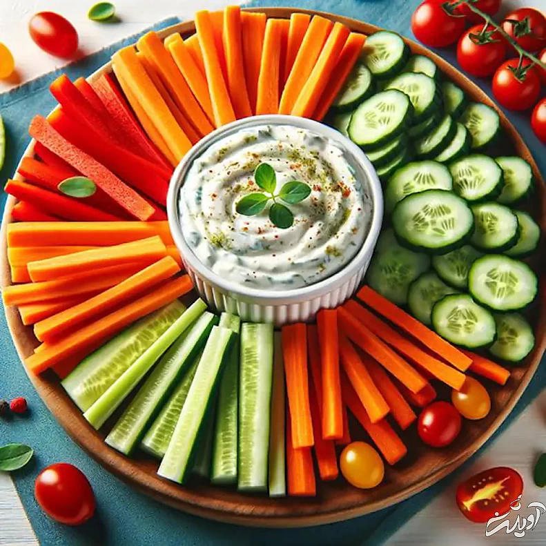 تزئین سینی فینگر فود برای تولد